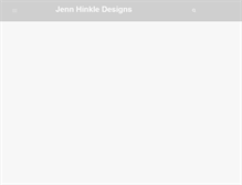 Tablet Screenshot of jennhinkle.com